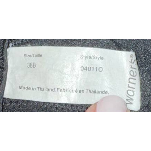 Warners Black Cloud 9 Super Soft Wireless Lightly Lined Comfort Bra‎ 38B - Picture 5 of 5